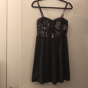 Dark grey American Eagle sequin mini dress